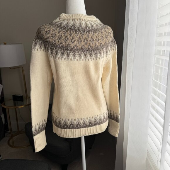 NWT Brooks Brothers Italian Yarn Alpaca Wool Blend Fair Isle Sweater - size M - Picture 3 of 5